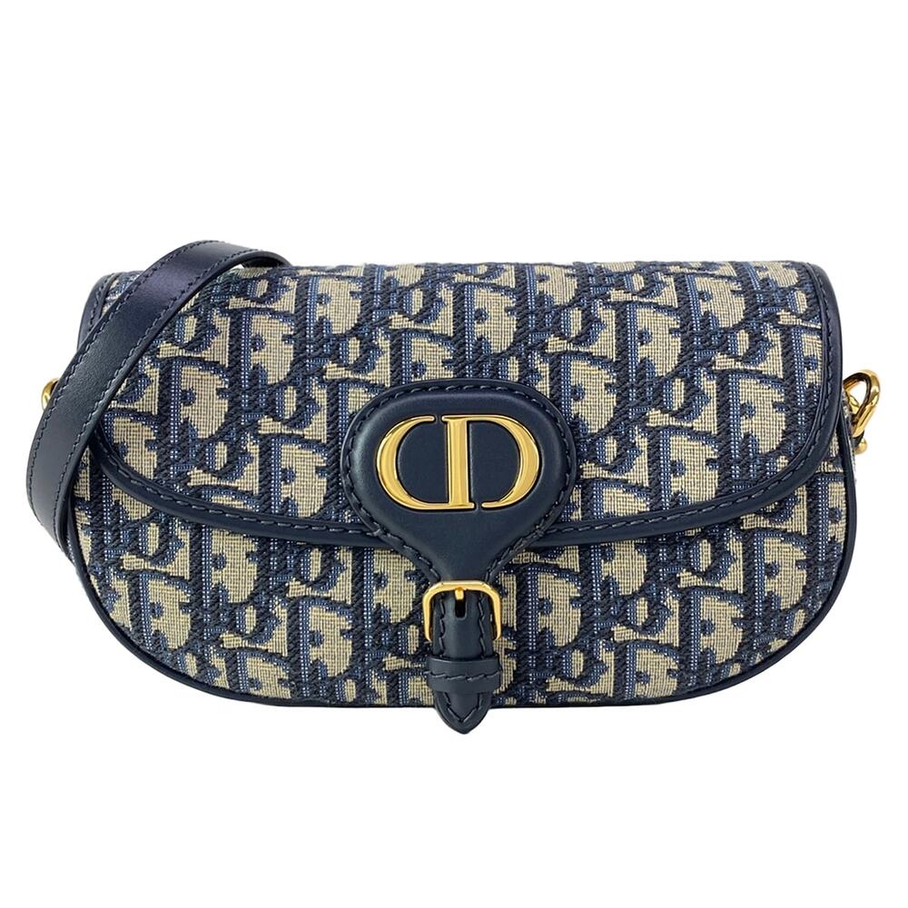 Christian Dior Dior Bobby East-West Bag Shoulder Bag M9327UTZQ_928U Navy Cream